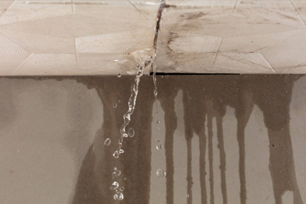 Professional Sewage Cleanup technician working in Upton, MA